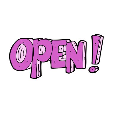 karikatür açık simgesi