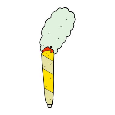 karikatür Esrar sigara