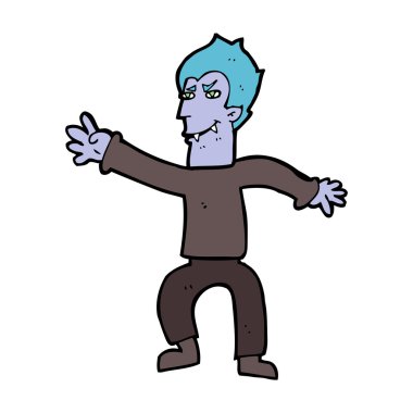 çizgi film vampire adam