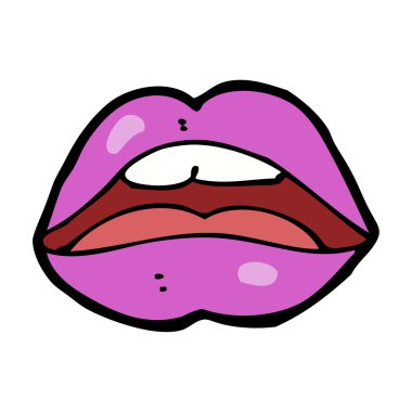 Cadılar Bayramı Ağzı çizgi film sembolü