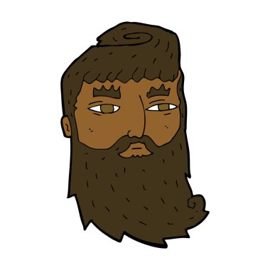 sakallı adam çizgi film