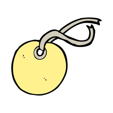 karikatür Bagaj etiketi