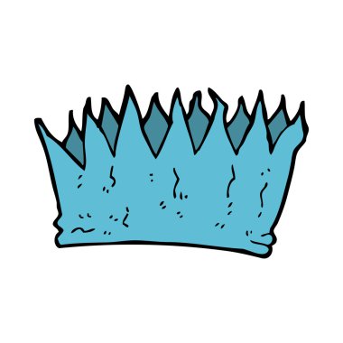 karikatür kağıt taç