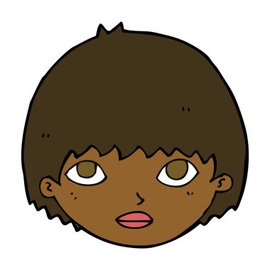 dik çizgi film kız