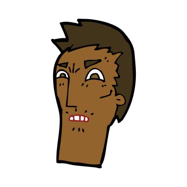 karikatür kızgın surat