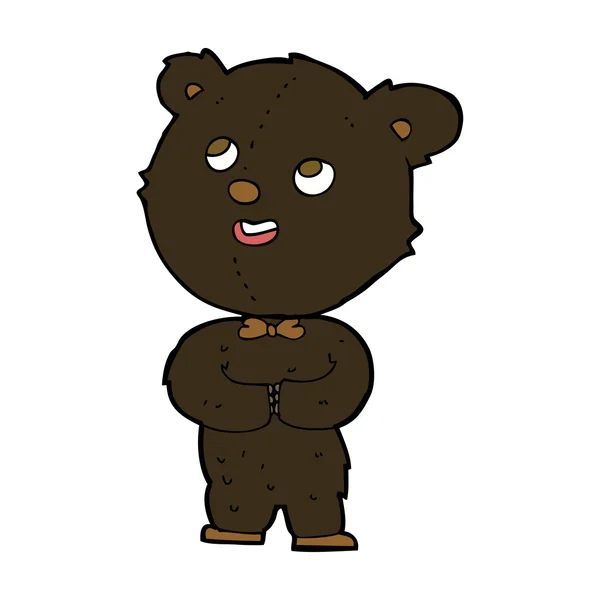 Cartoon süßer Teddybär — Stockvektor