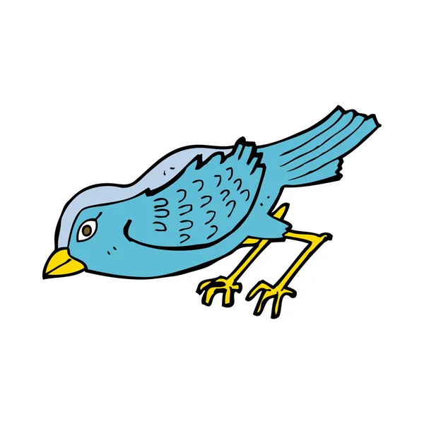 Karikatür Bahçe kuş — Stok Vektör