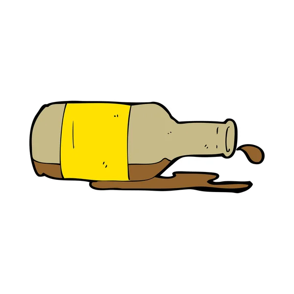 Cartoon gemorste bier — Stockvector