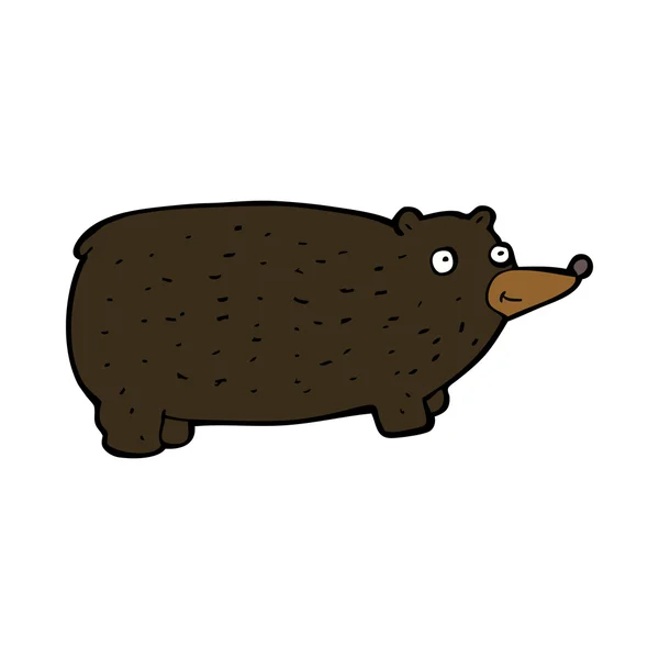 Divertido oso de dibujos animados — Vector de stock