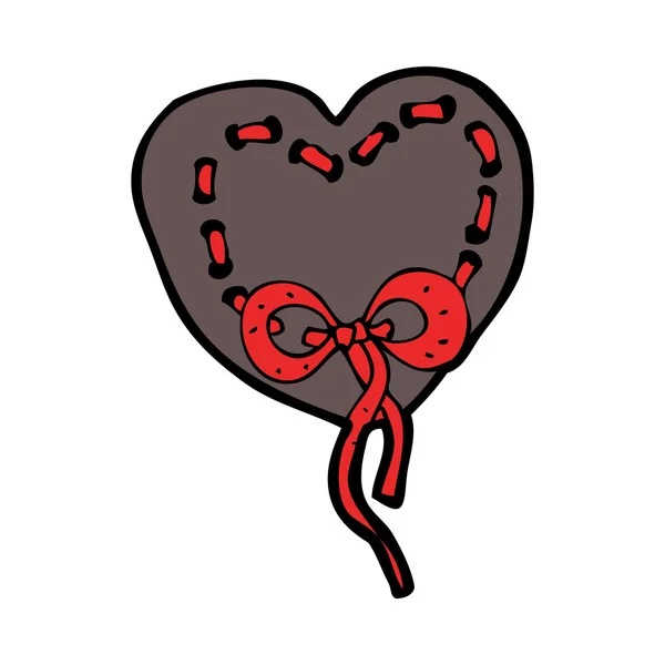 Gestikte hart cartoon — Stockvector