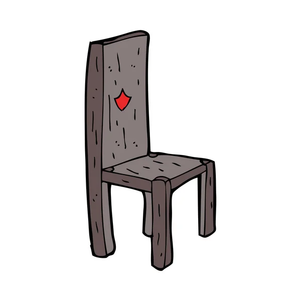 Kreskówka krzesło stare — Wektor stockowy