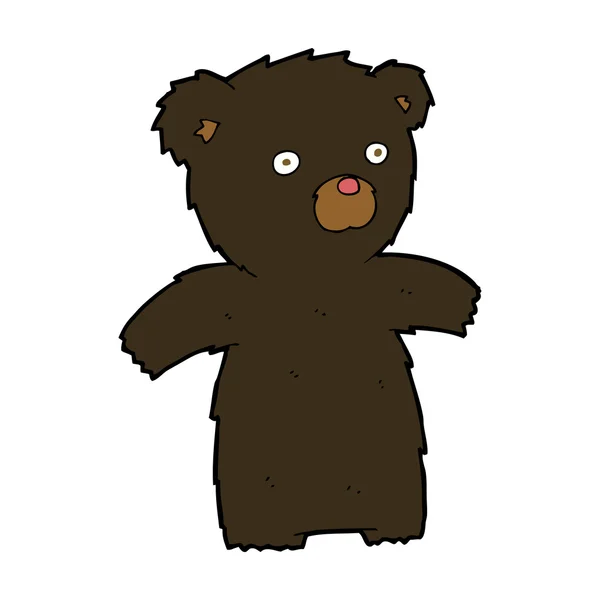 Kreskówka niedźwiedź czarny — Wektor stockowy