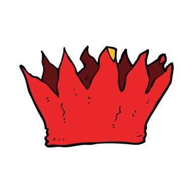 karikatür kağıt taç