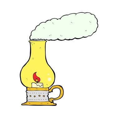 karikatür eski tarz fener