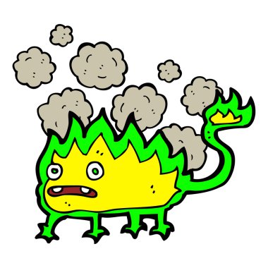 çizgi film küçük ateş şeytanı