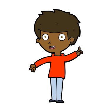 Çizgi filmci çocuk.