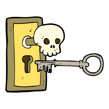 Çizgi film hortlak kapı tokmağı