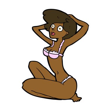 karikatür iç giyim modeli