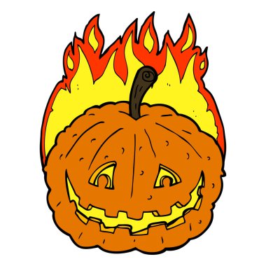 karikatür sırıtan kabak