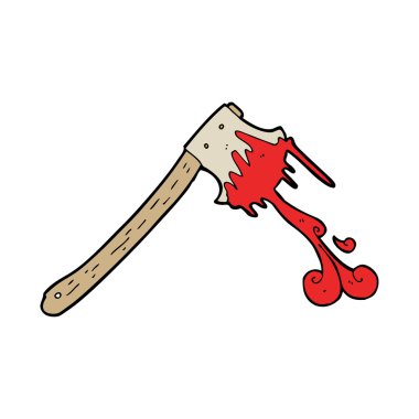 karikatür kanlı balta