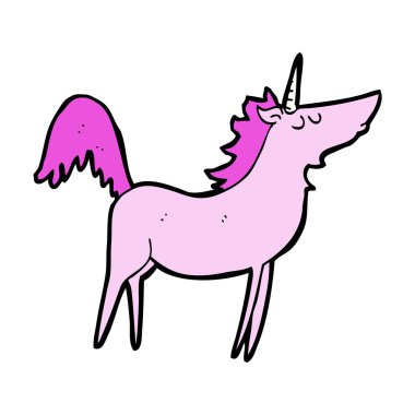 karikatür unicorn