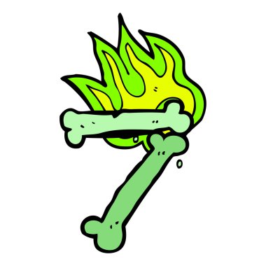 çizgi film cadılar bayramı kemik numarası