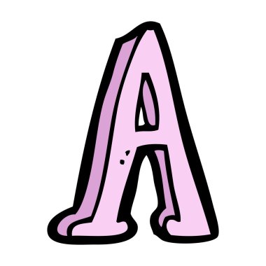 çizgi film mektup bir