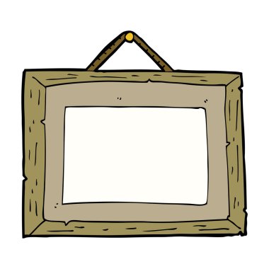 karikatür resim çerçevesi