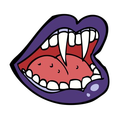 çizgi film vampire ağız