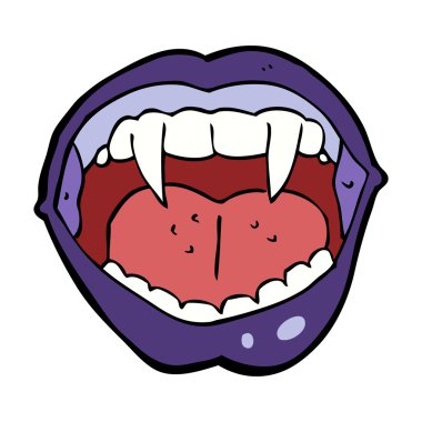 çizgi film vampire ağız