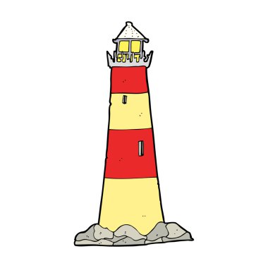 karikatür ışık evi