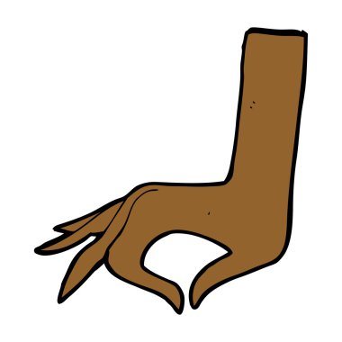 çizgi film el simgesi