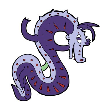 Sakson dragon karikatür