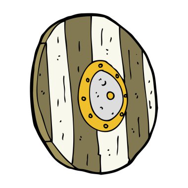 karikatür ahşap kalkan