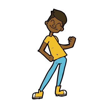 kutlama adam çizgi film