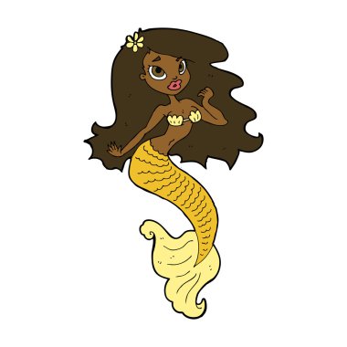 çizgi film güzel deniz kızı