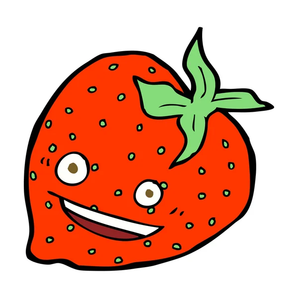 Cartoon strawberry — Stock Vector