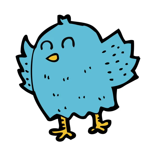 Zeichentrickvogel — Stockvektor