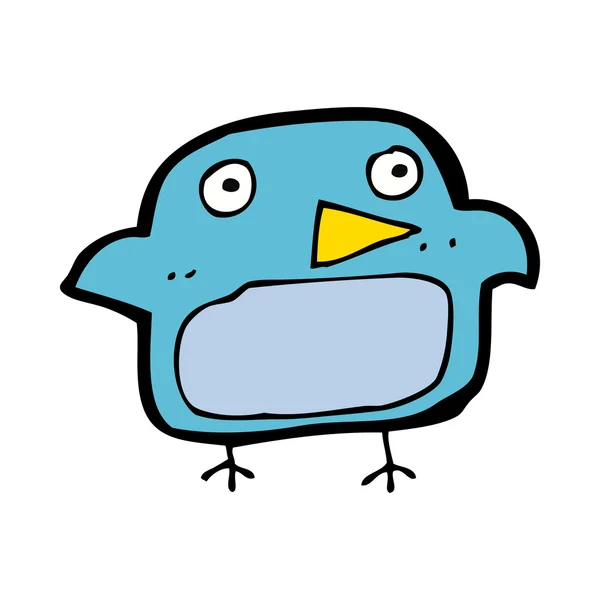 Cartoon bluebird — Stockvector