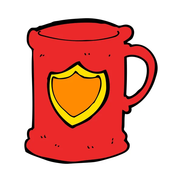 Мультфільм tankard — стоковий вектор