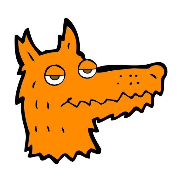 Κεφάλι αλεπούς κινουμένων σχεδίων — Διανυσματικό Αρχείο