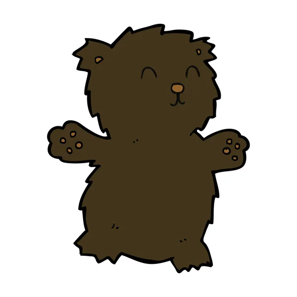 Мультфільм плюшевого ведмедика — стоковий вектор