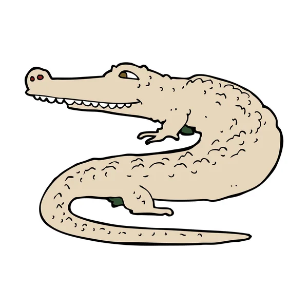 Cartoon-Alligator — Stockvektor