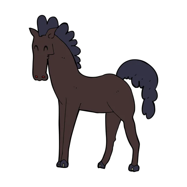 Tecknad häst — Stock vektor