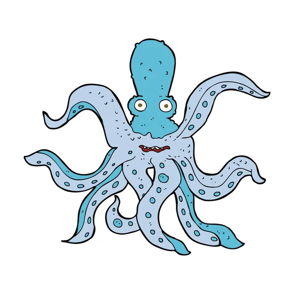 Kreslené obří chobotnice — Stockový vektor