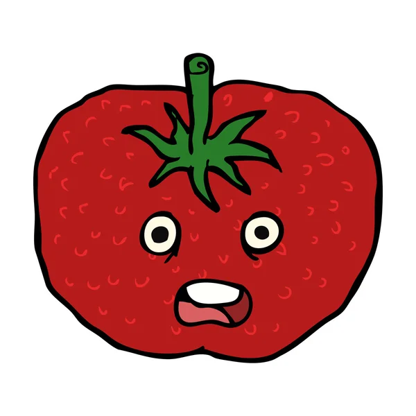 Tomate de desenhos animados — Vetor de Stock