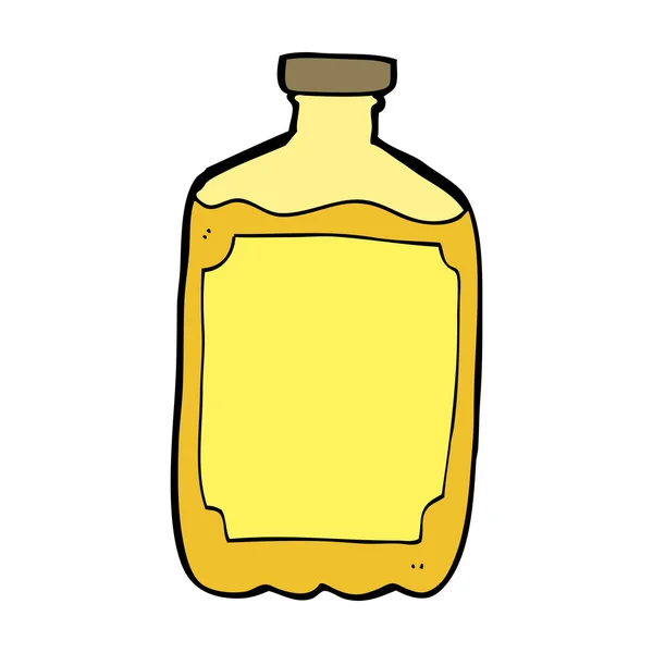 Dibujos animados botella de agua — Vector de stock