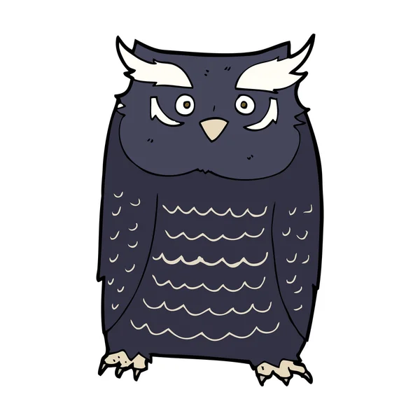 Hibou des dessins animés — Image vectorielle