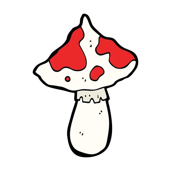 Toadstool dos desenhos animados — Vetor de Stock