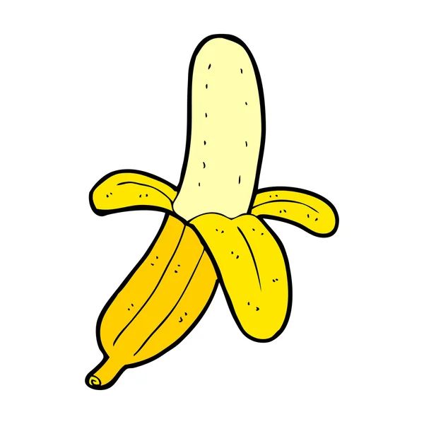 Banano de dibujos animados — Vector de stock